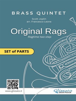 cover image of Brass Sheet Music for Quintet--Original Rags (parts)